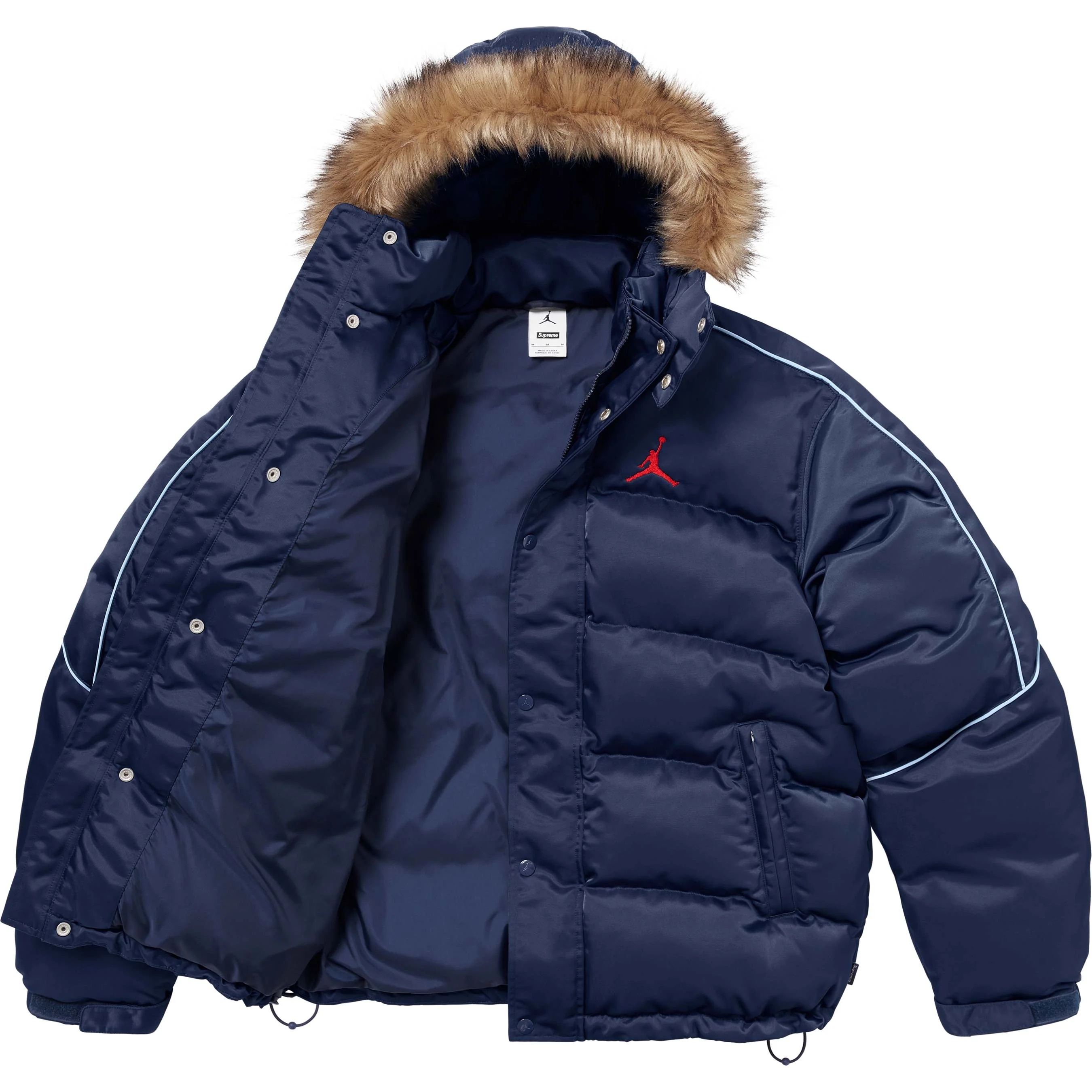 Supreme®/Jordan® Puffer Jacket view 8